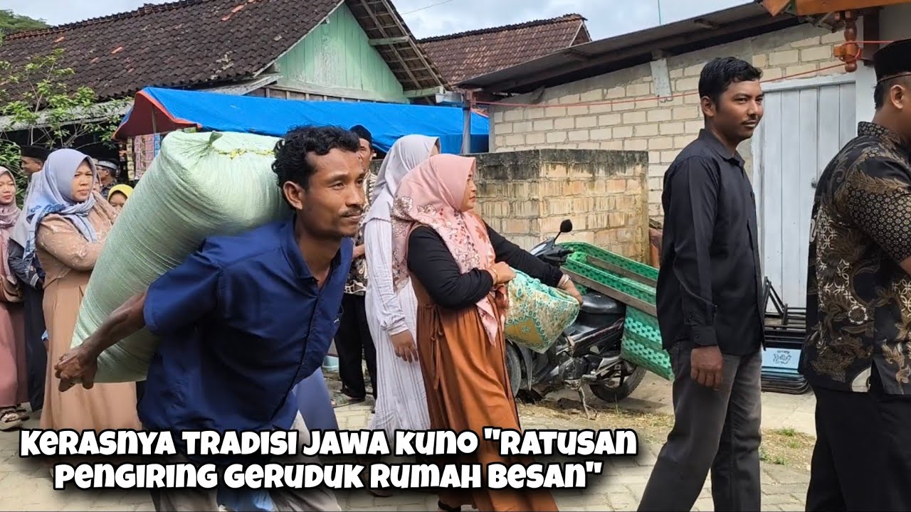 Gak Kebayang Ratusan Pengiring Manten Buwoh Besan Tradisi Kuno Yang Masih Ada Di Blora Part 02