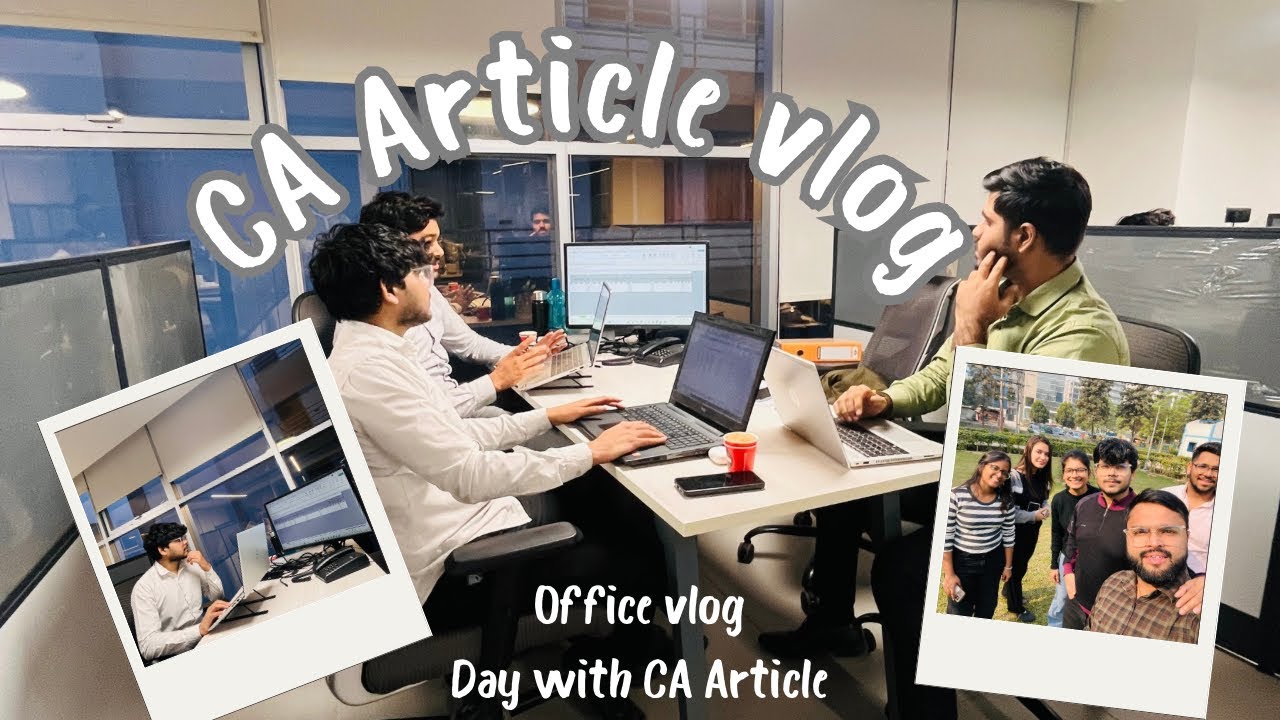 CA Articleship Office Vlog | GSTR-9 Annual Return Work | Full Day with Fun | A Day with CA Student
