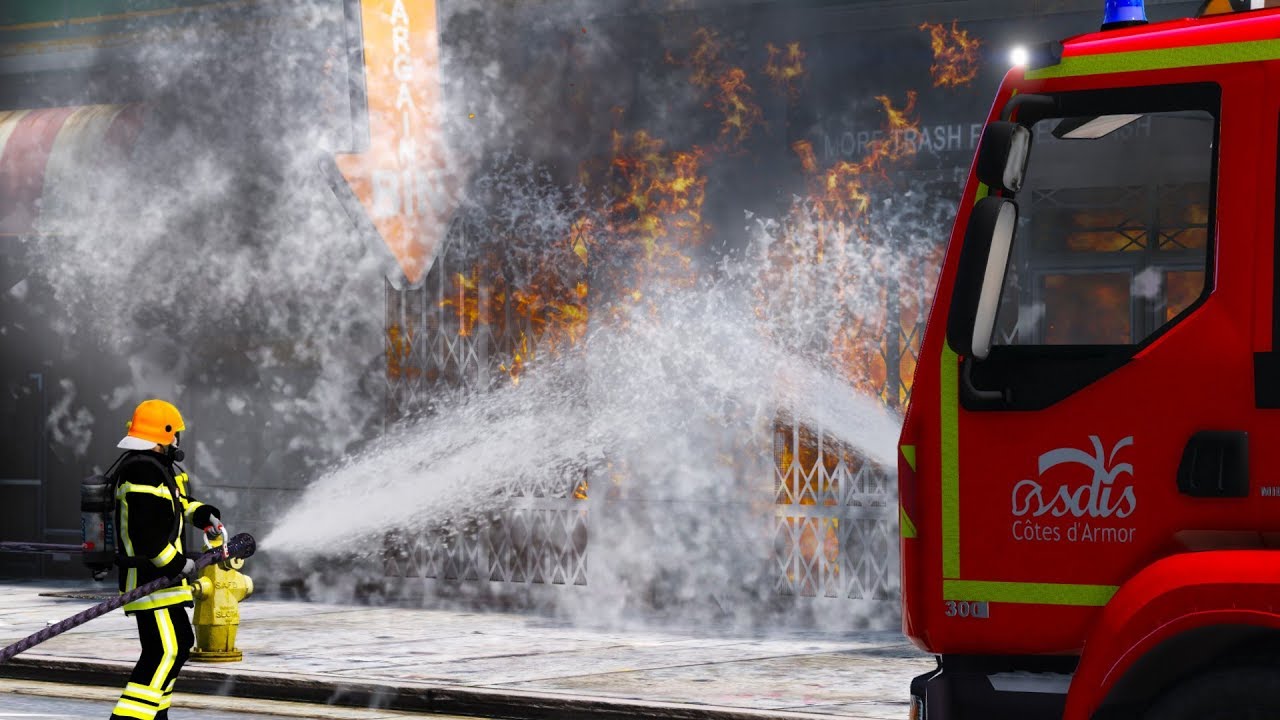 [GTA 5] GROS FEUX INDUSTRIELS | SAPEURS-POMPIERS - LSRD #INTERVENTION65