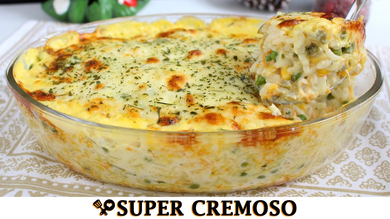 ARROZ DE FORNO CREMOSO - RECEITAS QUE AMO