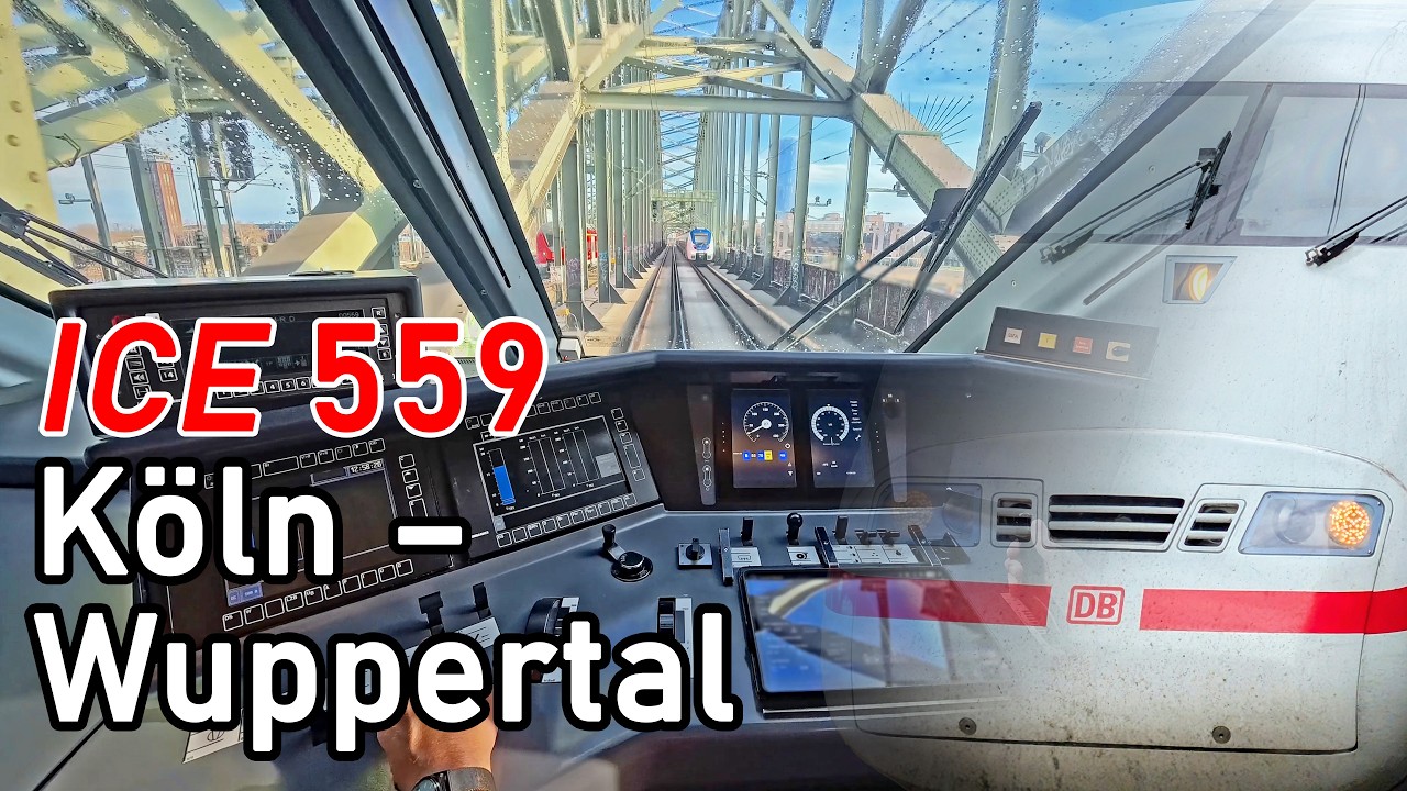 Alles scheppert! Endlich beginnt die Generalsanierung | ICE 559 Köln Hbf – Wuppertal Hbf | ICE 1