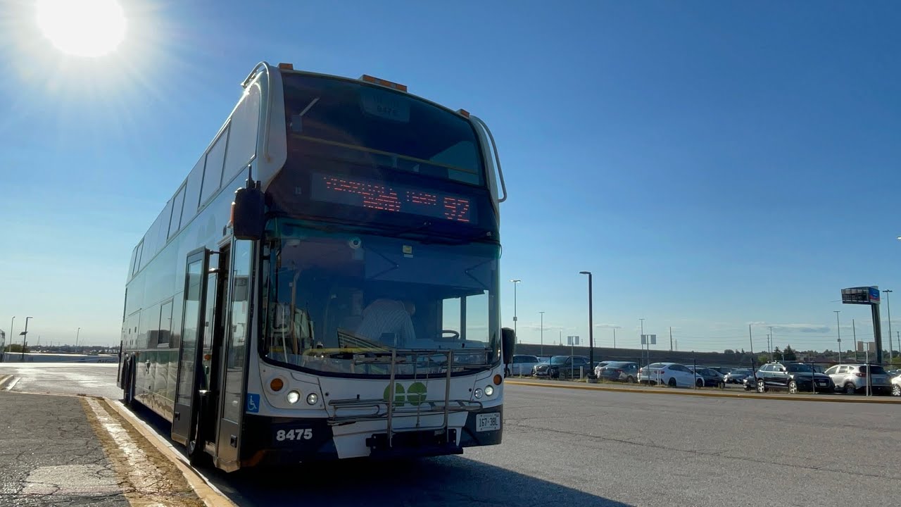 (Original speed video) GO Bus 8475 @ 92 (Oshawa GO to Yorkdale Term)