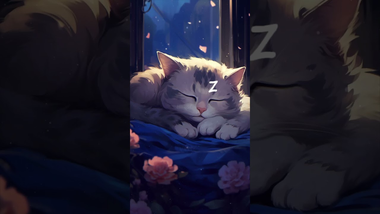 Cat Purring Sound Melodic Tranquility for Relaxation, Sleep, and Stress Relief