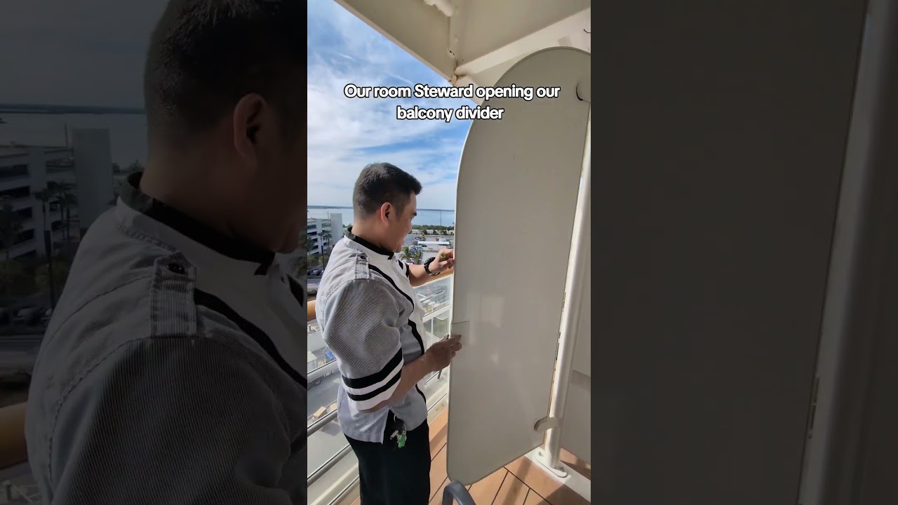 Cruise Tip: Unlock Balcony Dividers for Connected Cabins with Friends!