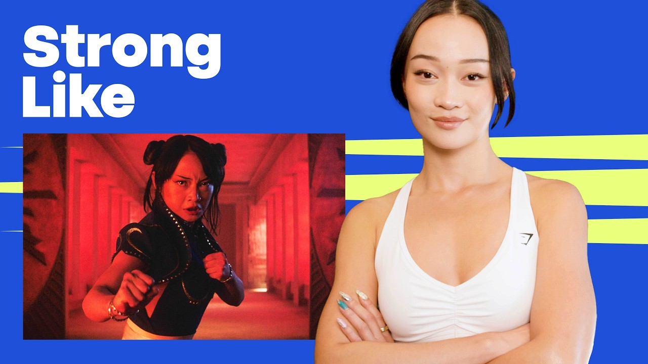 Тренировка ног для игры Street Fighter от Каллины Лян: как накачать мощные мышцы | Strong Like | ...