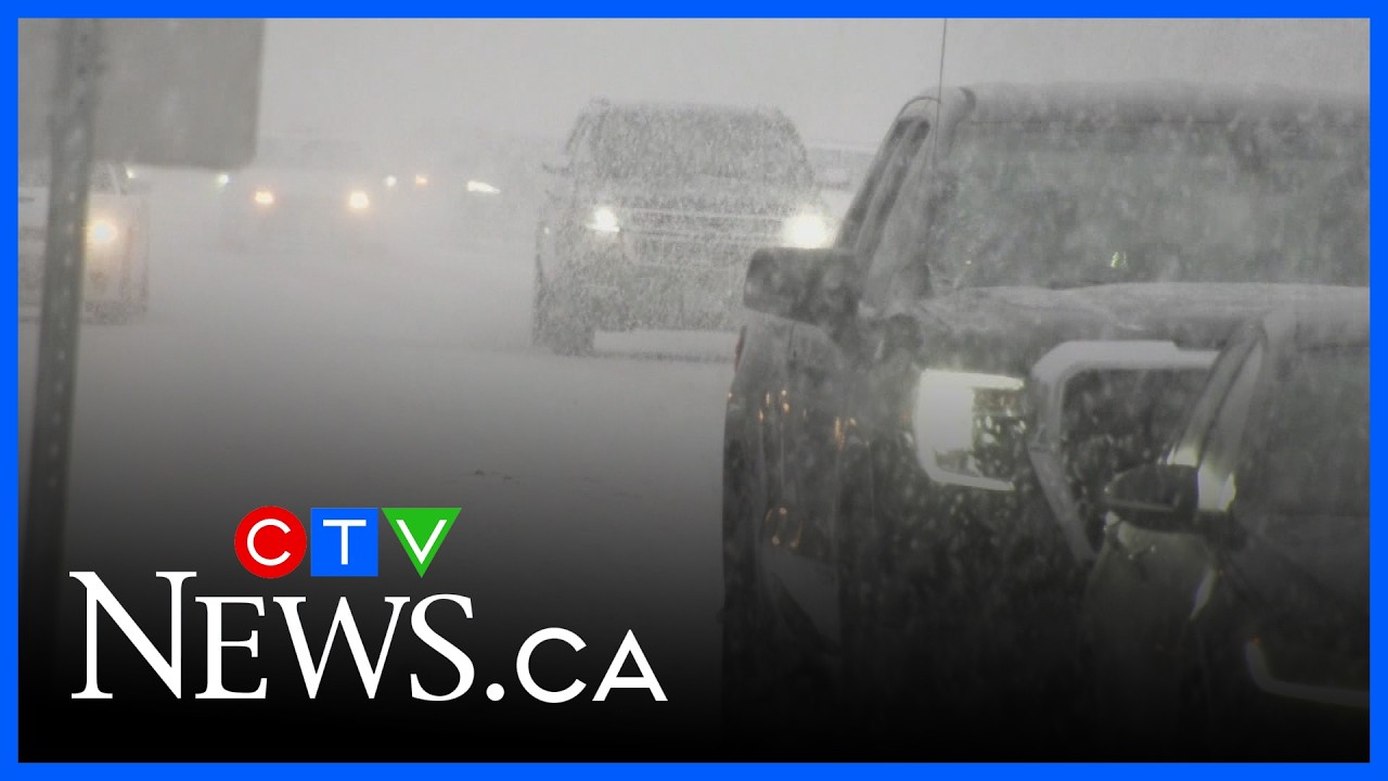 Edmonton's morning commute troubled by snowfall