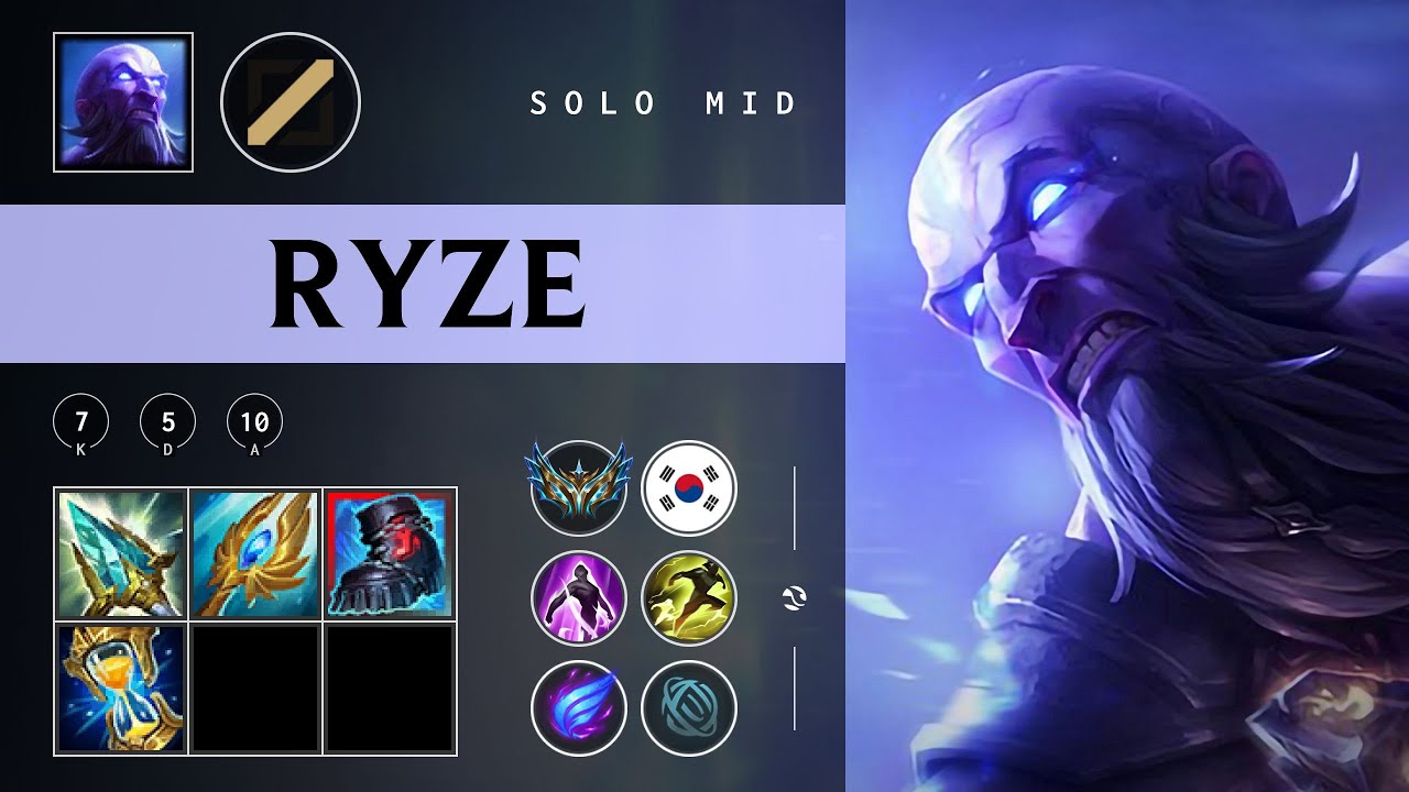 Ryze Mid vs Orianna - KR Challenger Patch 25.24