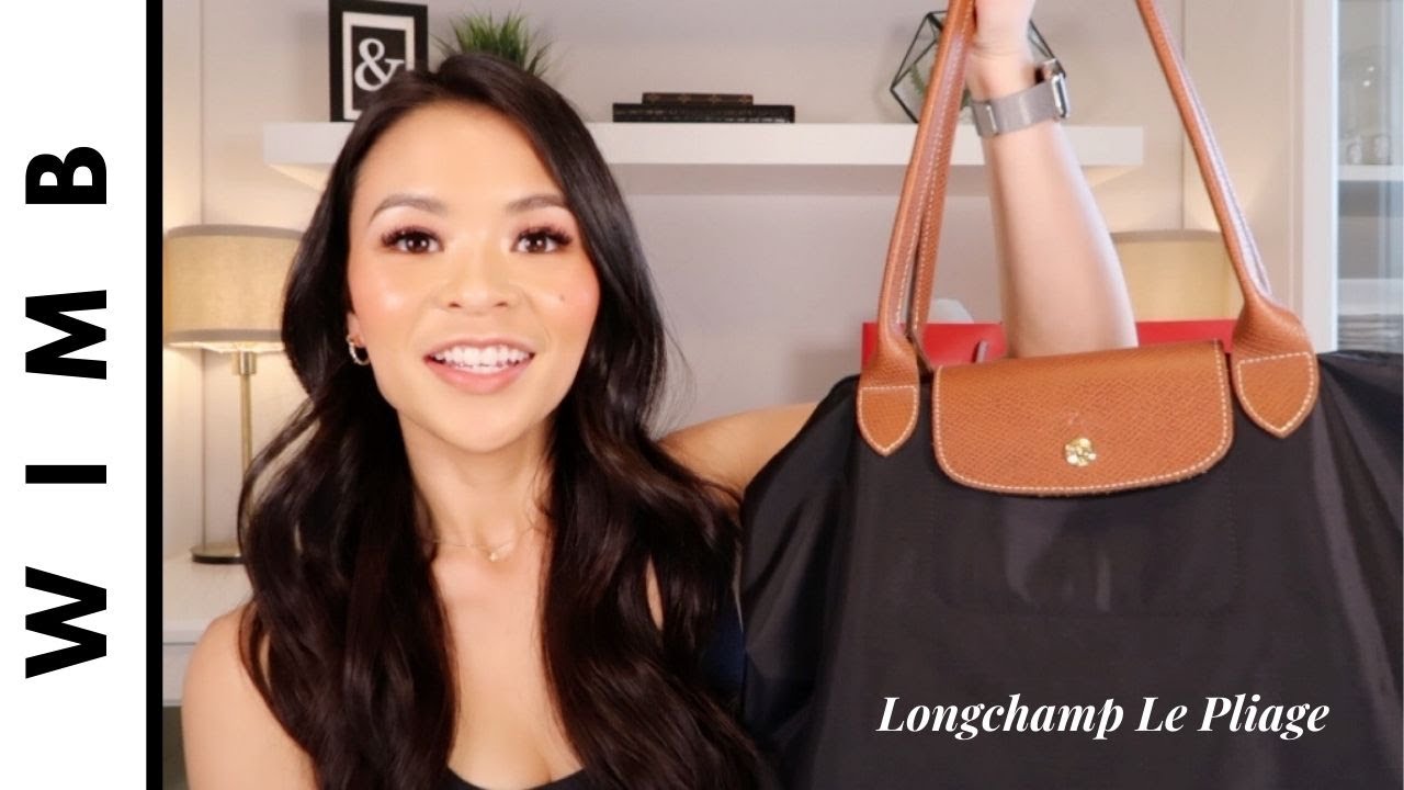 WHAT'S IN MY WORK BAG & BONUS BAG REVEAL FT. LONGCHAMP LE PLIAGE LARGE | Irene Simply