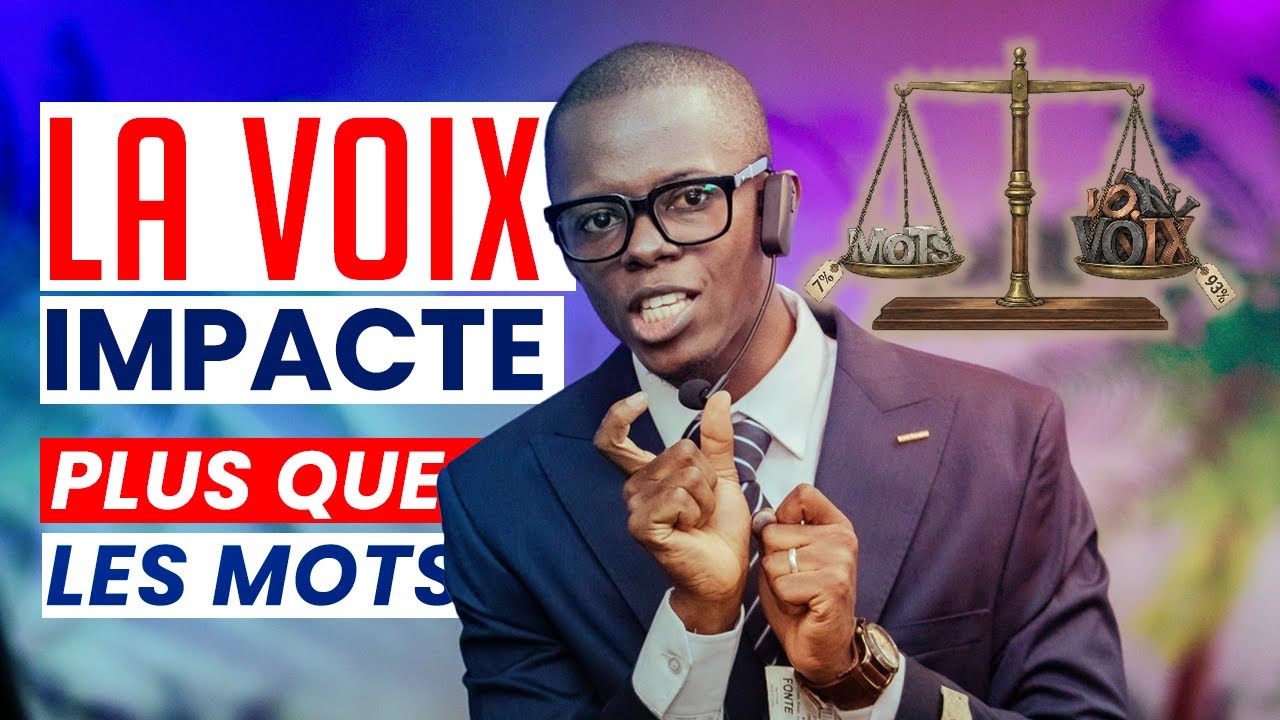 La voix pèse plus lourd que les mots dans un discours, Voici pourquoi