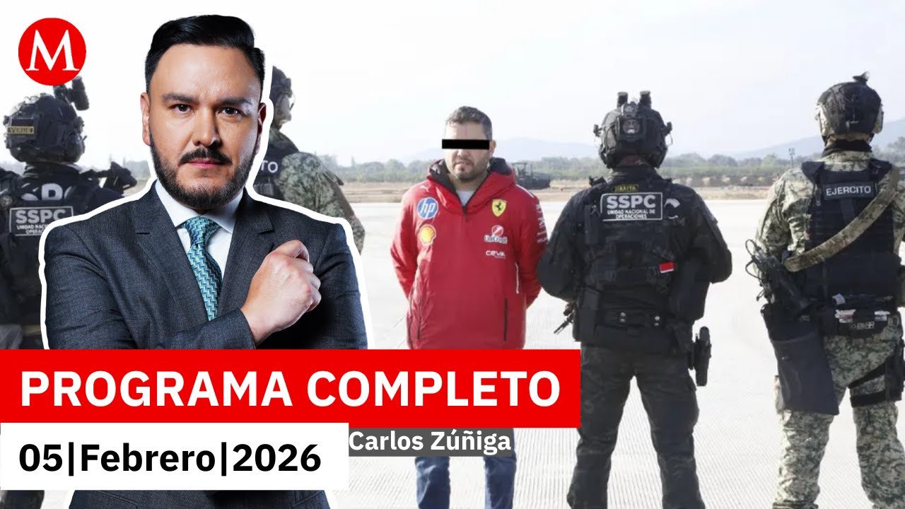Diego Rivera Navarro capturado por nexos con el CJNG | Carlos Zúñiga, 5 de febrero de 2026