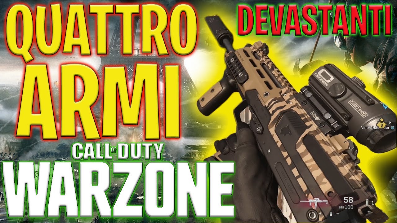 Quattro ARMI Trasformate per WARZONE in modo *INCREDIBILE* [MODERN WARFARE]