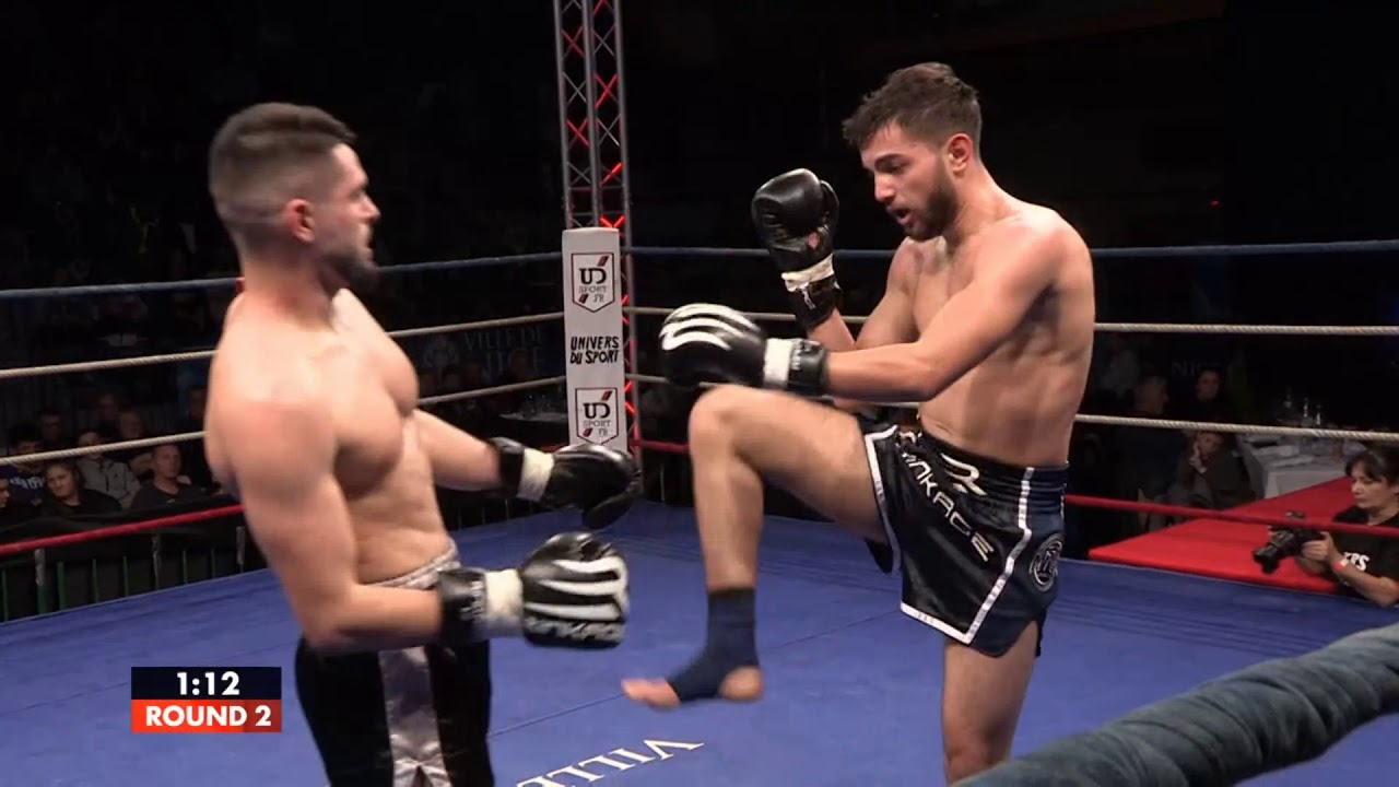 COMBAT K1 -67KG 3*3 YASSIN CHTATOU vs SABER CHARNI      KICKBOXING NICE EVENT-  16/02/2019
