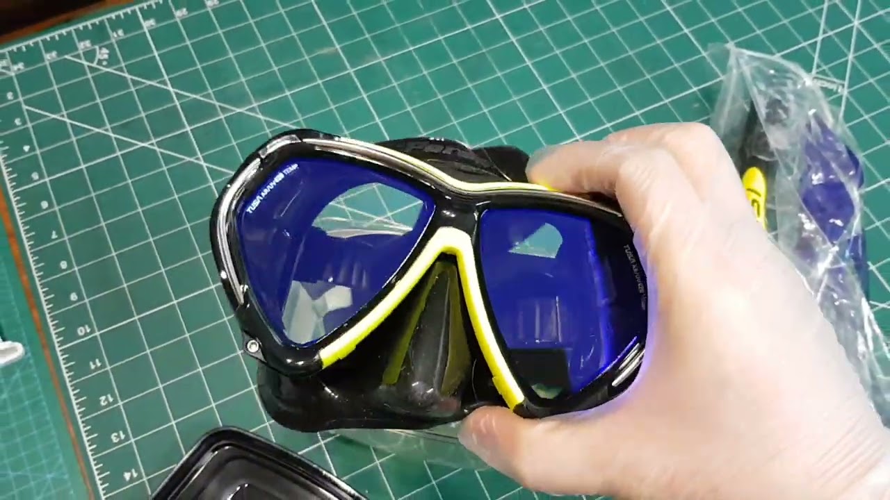 мини обзор подводной маски tusa TUSA M2001SQB Paragon