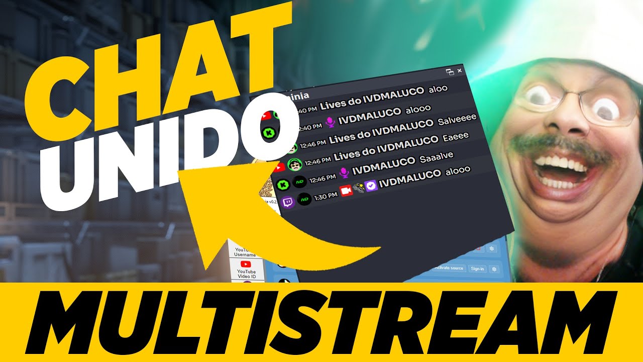 ✅[2025] COMO VER O CHAT unido de todas as lives multstream no CELULAR!