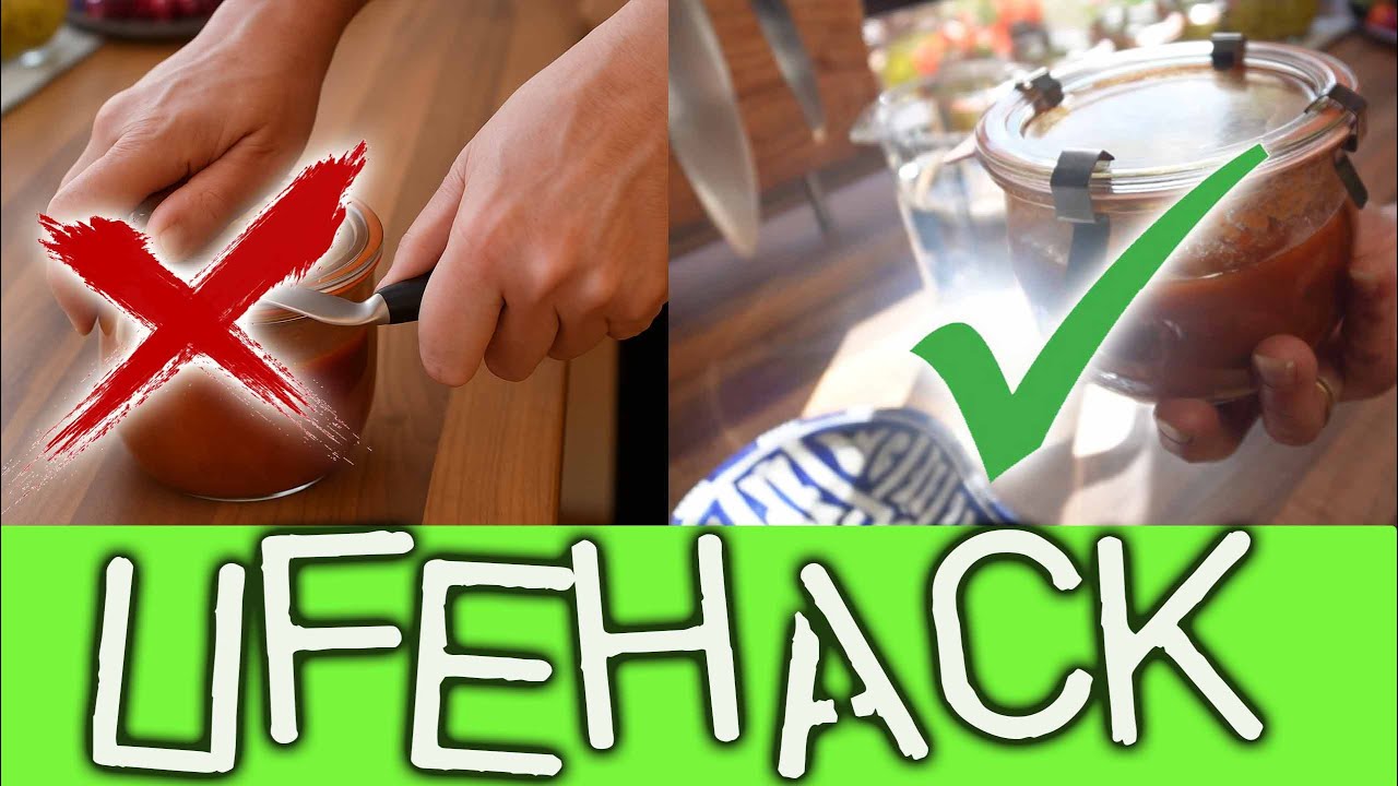 Weckglas geht nicht mehr auf ? Mit diesem Trick schaffst du es m&uuml;helos