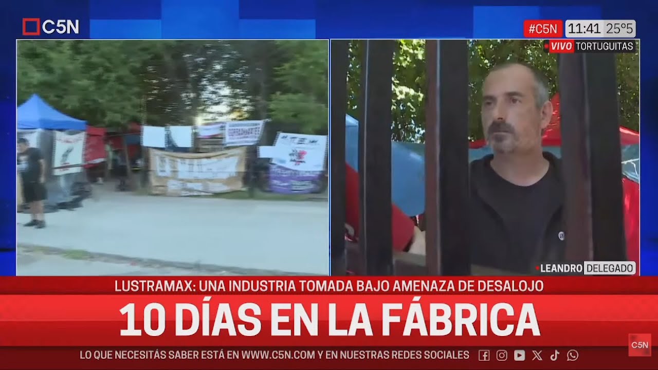 Leandro Gómez: “No hay crisis en Lustramax, es un ataque a la organización de los trabajadores”