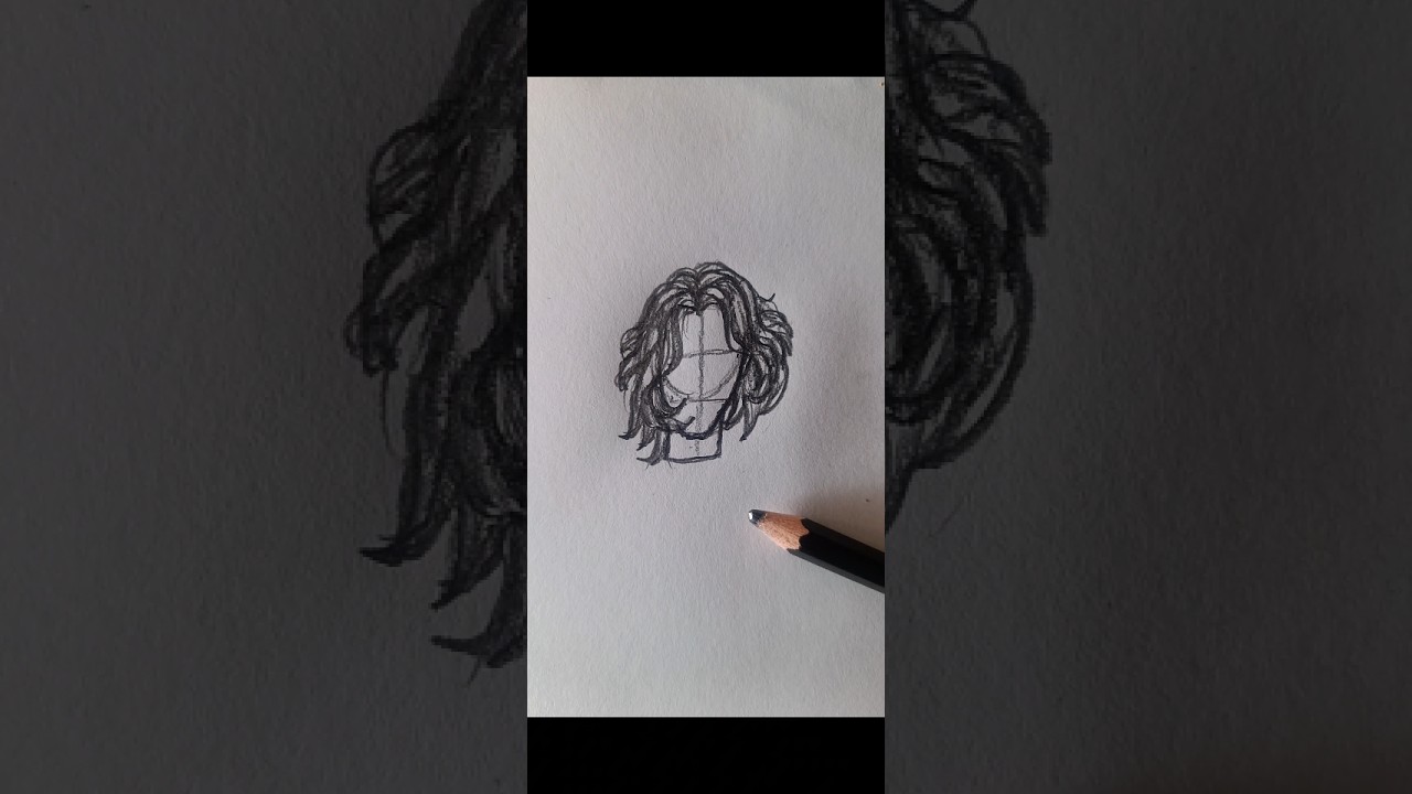 How to Draw Realistic Wavy Hair Step by Step 😳 #drawing #art #foryou #shorts #howtodraw #easydrawing