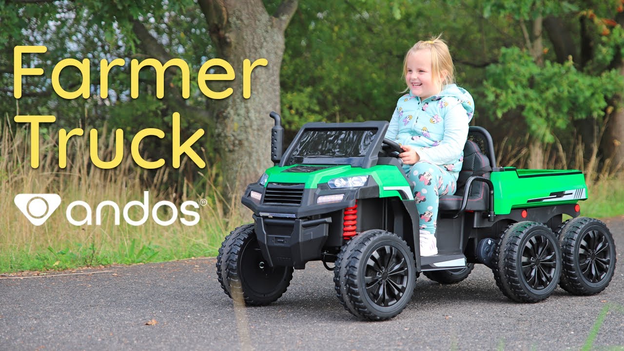Představujeme: elektrické autíčko pro děti andos Farmer Truck 4* motor 24V/200W