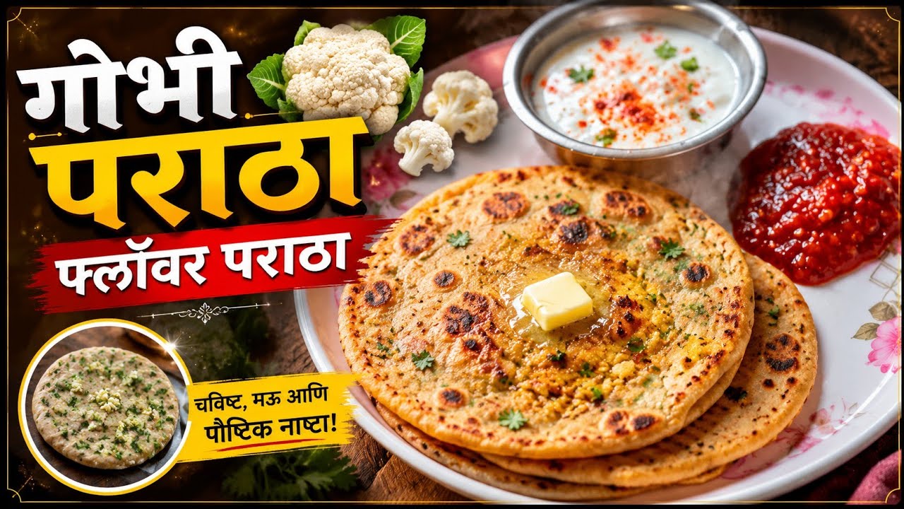 फुलगोभी पराठा | फ्लॉवर पराठा | नाष्टा रेसिपी |fulgobhiparatha |