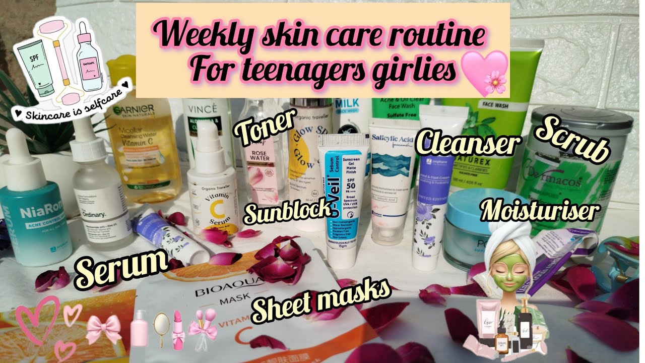 This Weekly Skincare Routine🌿 Changed My Skin 😍 Beginner-Friendly Skincare Routine for Teen Girls 💄✨