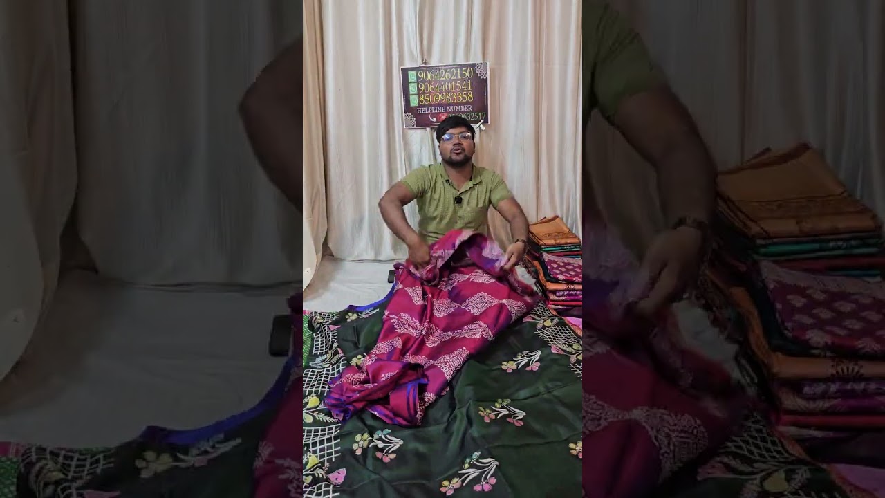 ভিড়ের মধ্যে আলাদা হওয়ার নাম 😍–KATAN BLOCK PRINT🌸||Block Print Katan| Silk BHES | WP- 9064262150 ||