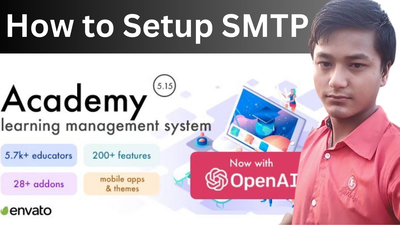 How to Setup SMTP Academy LMS - Learning Management System
