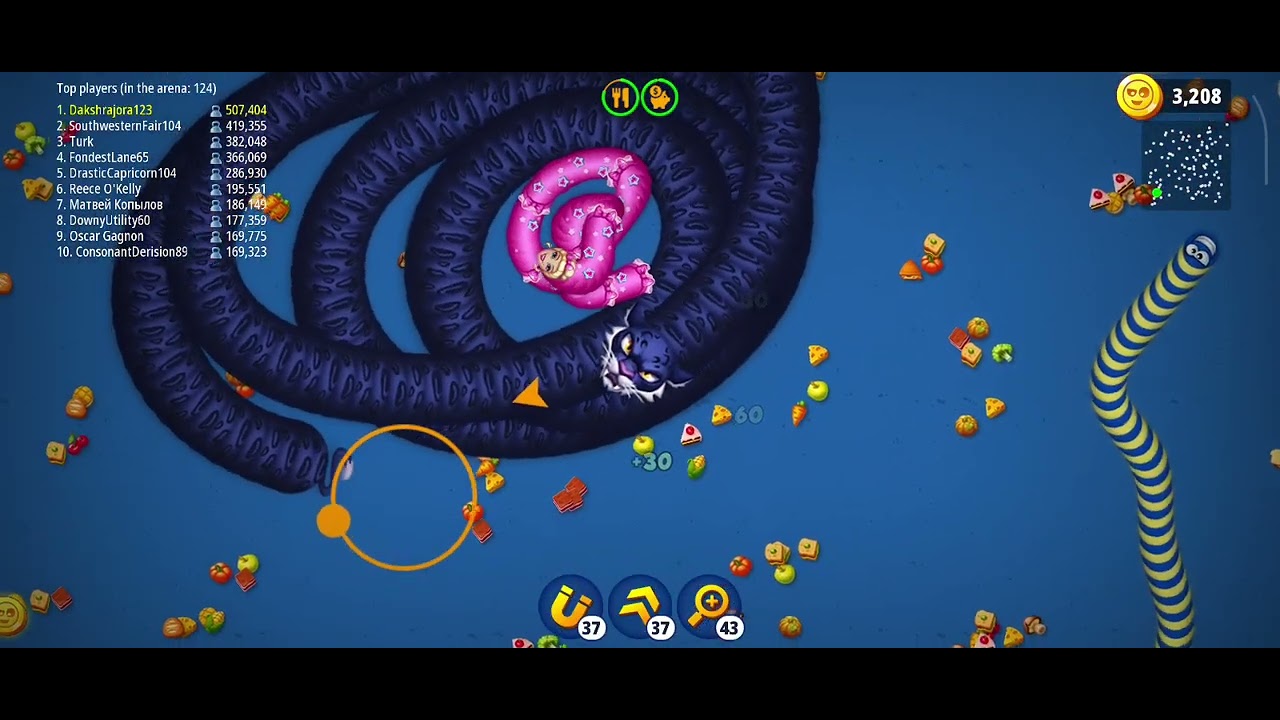 #1 spot in Worms Zone! 🐍🔥#wormszone #gaming #shorts #snakegame #io