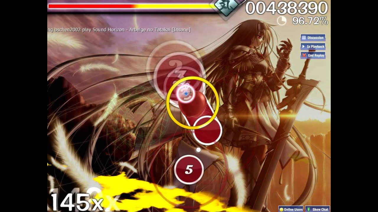 OSU Sound Horizon - Arbelge no Tatakai