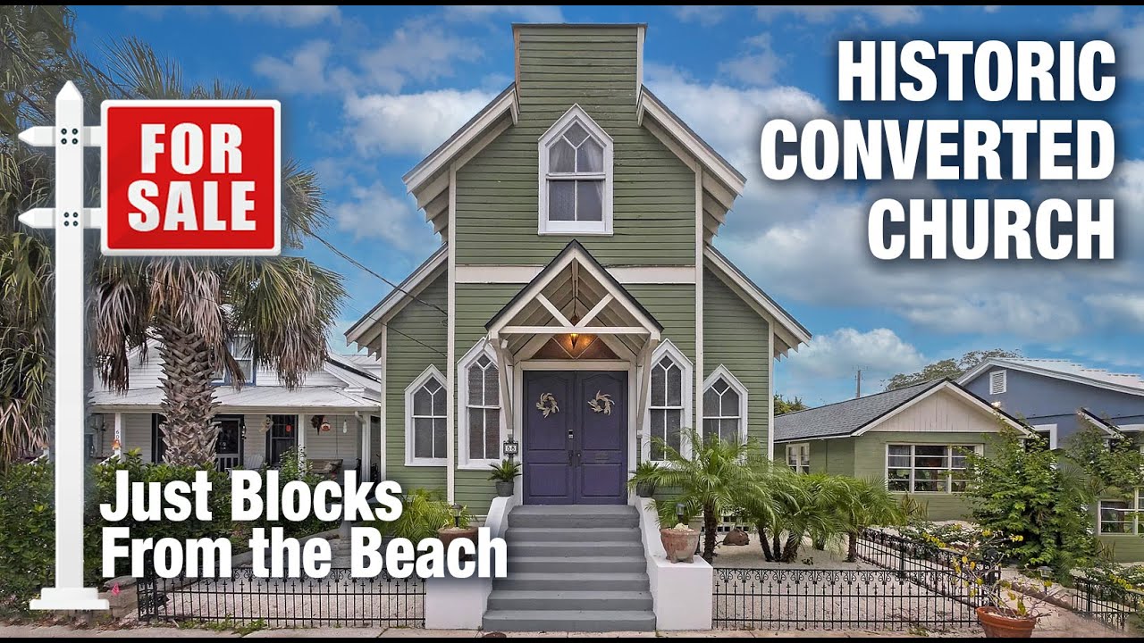 Historic Church Turned Home in St Augustine, FL