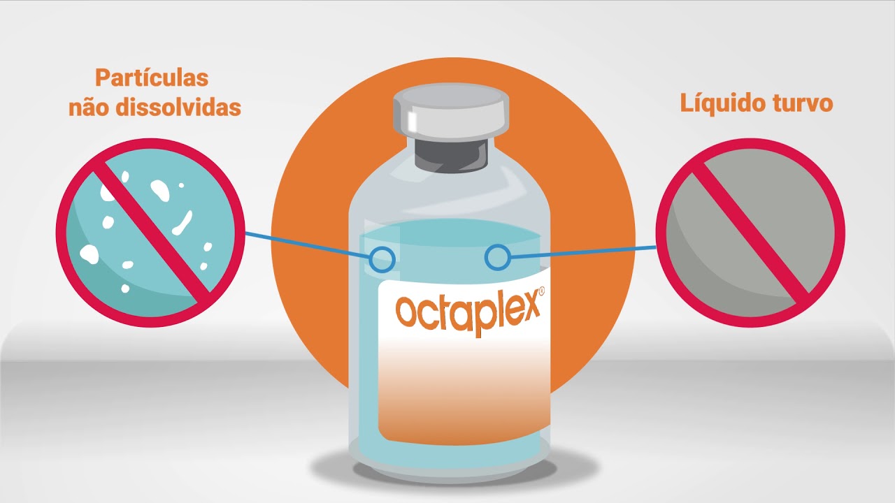Preparo de Medicamento | Octaplex | Animação 2D