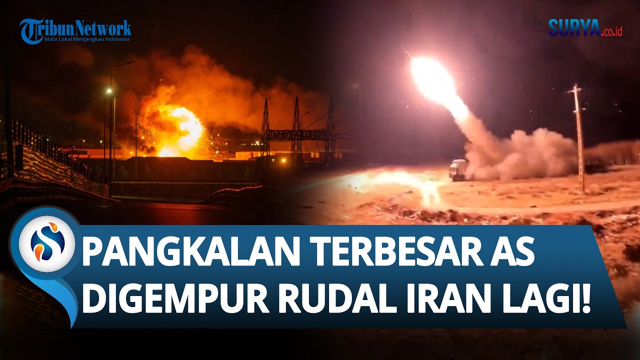 PANGKALAN TERBESAR AS Lagi-lagi Digempur Iran! Pusat Markas AU Washington di Irak Jadi Sasaran!