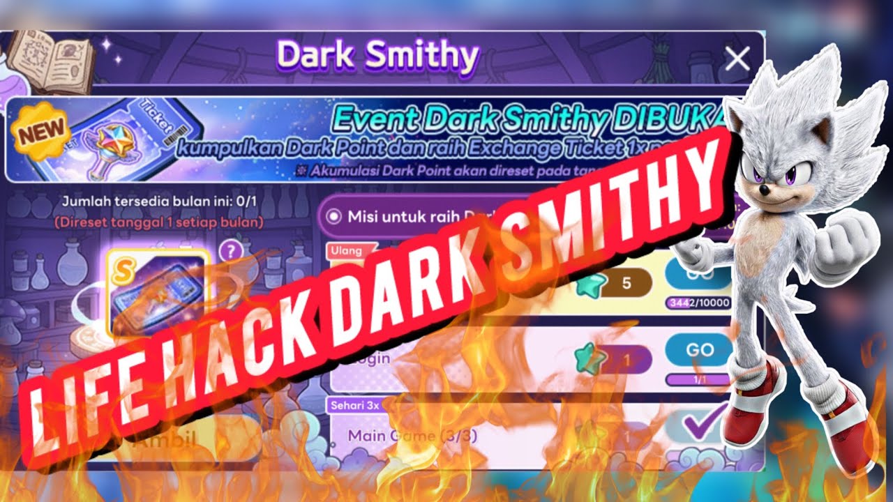 TIPS & TRIK CEPAT SELESAIKAN DARK SMITHY - LINE LET’S GETRICH
