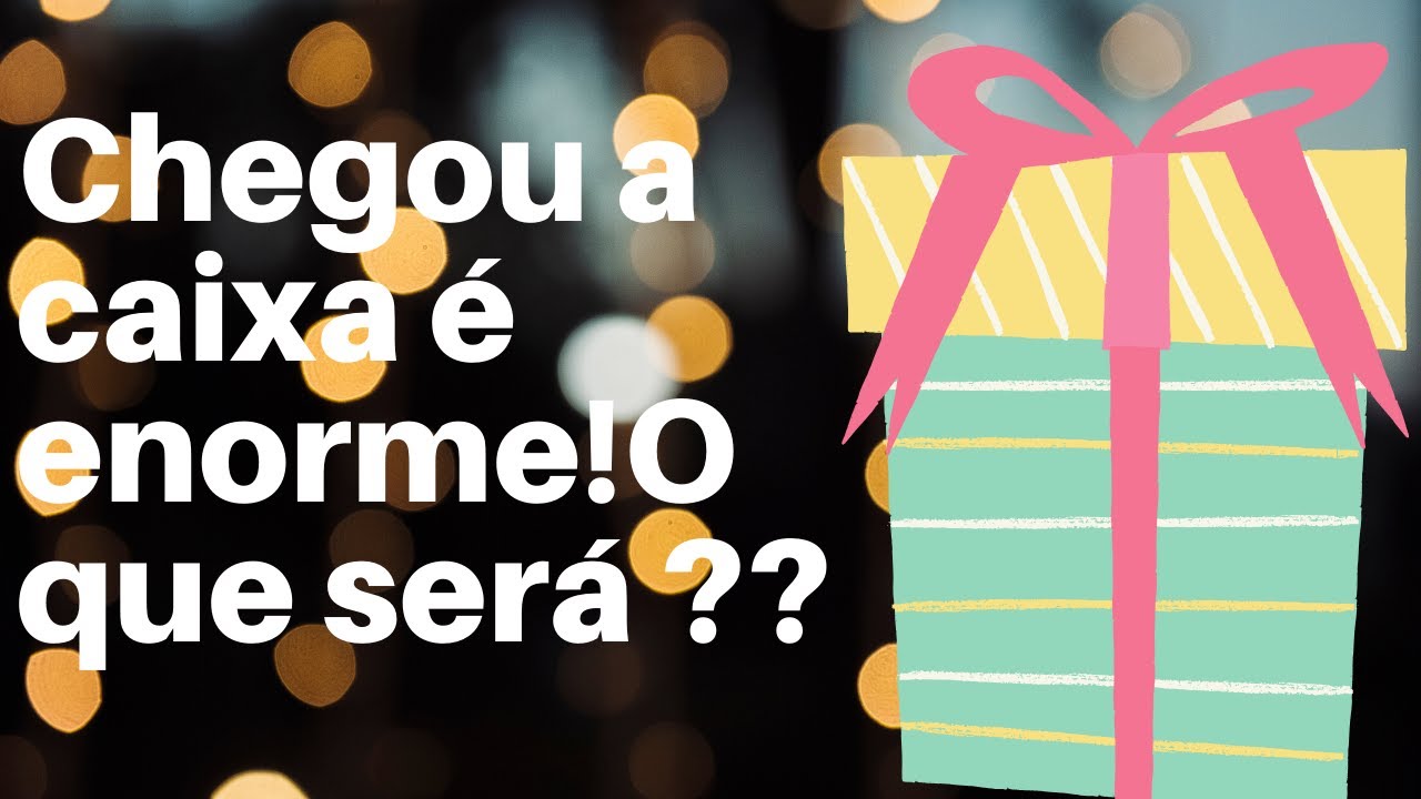 Chegou! A caixa é enorme!! Kit Aloenka