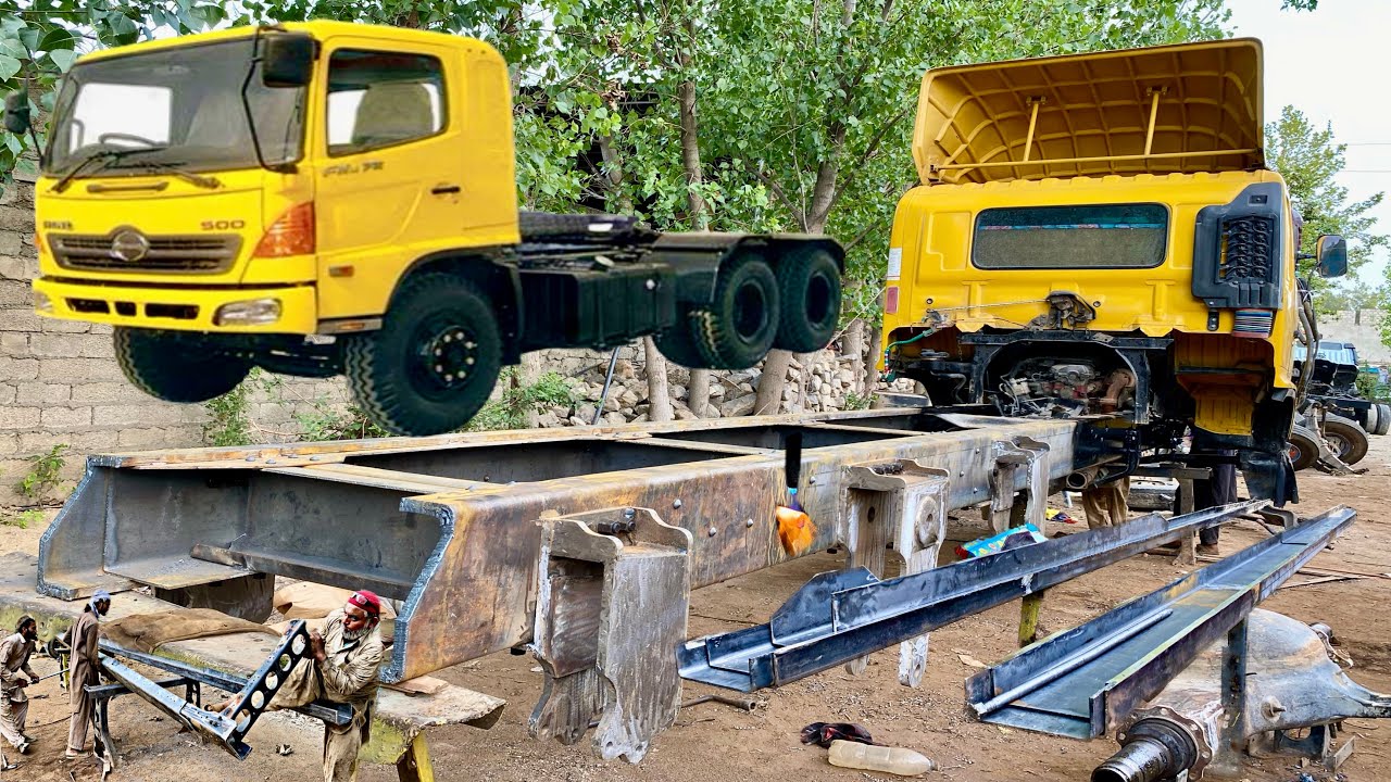 Handmade Manufacturing of Truck Body Frame, Production of Hino Truck Chassis and Complete Body Frame