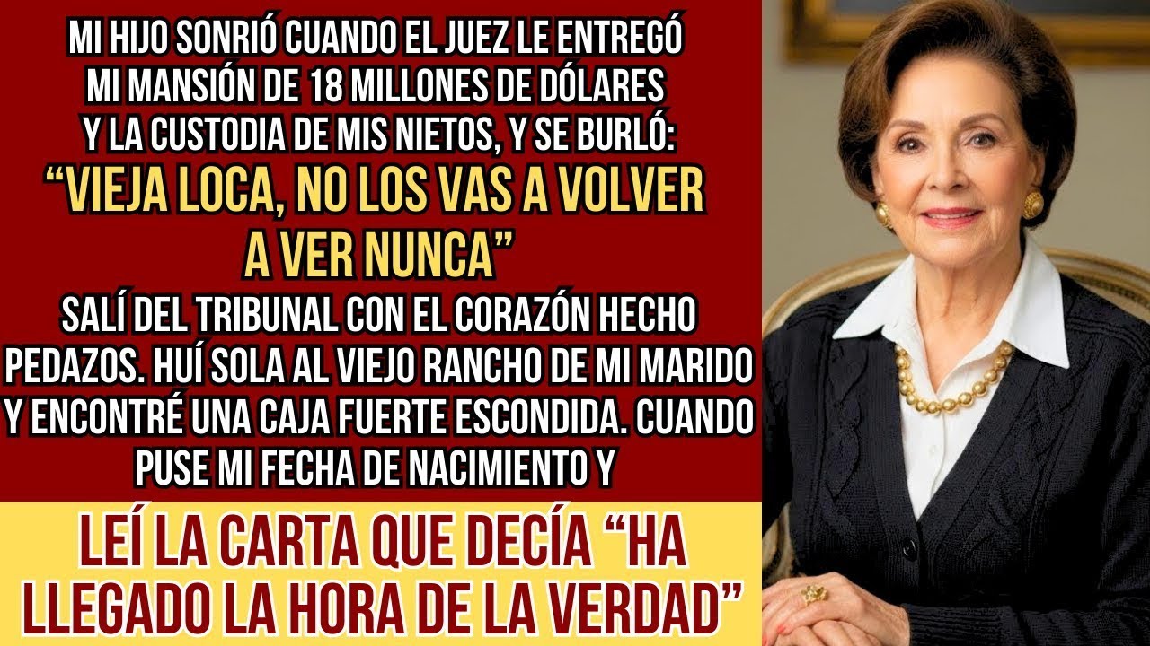 HISTORIAS REALES. “Nunca volverás a ver a tus nietos” se burló mi hijo al quitármelo todo… hasta que