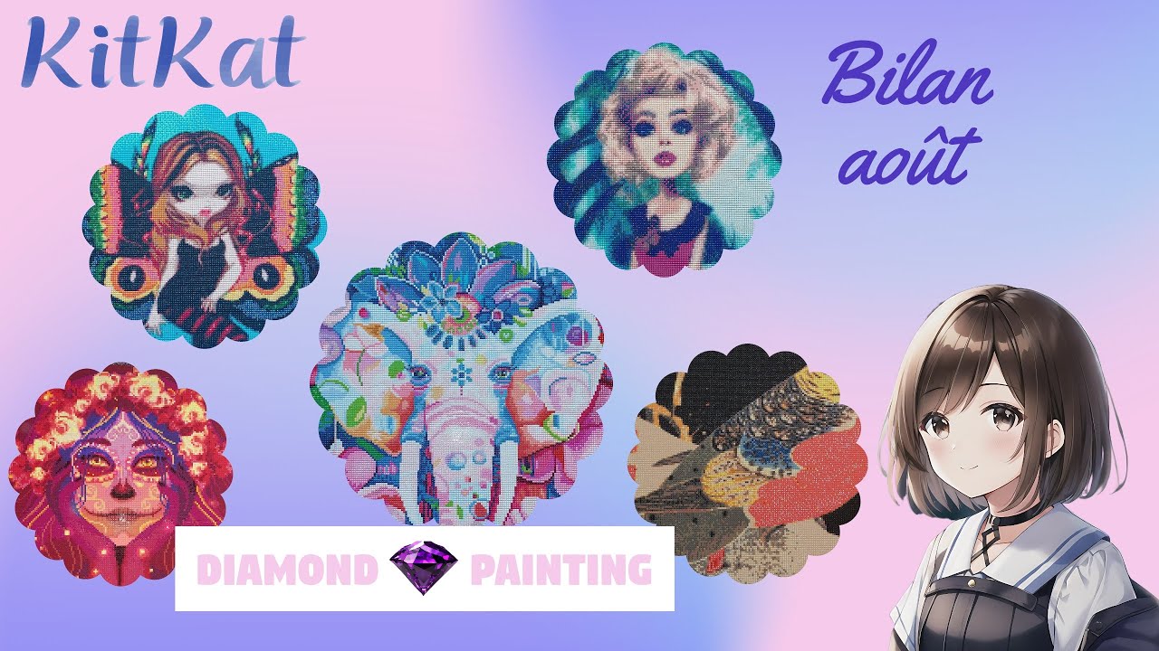 {Diamond Painting 44} Bilan août