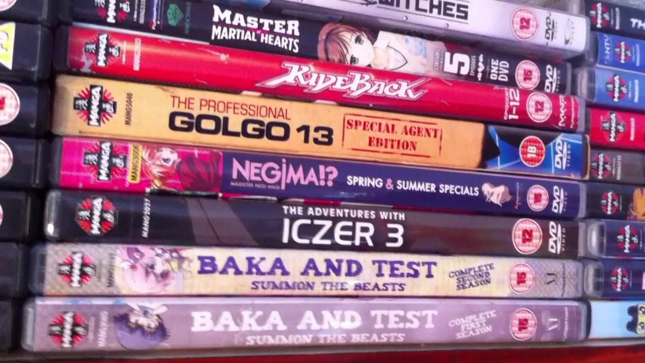 My Anime DVD Collection 2014