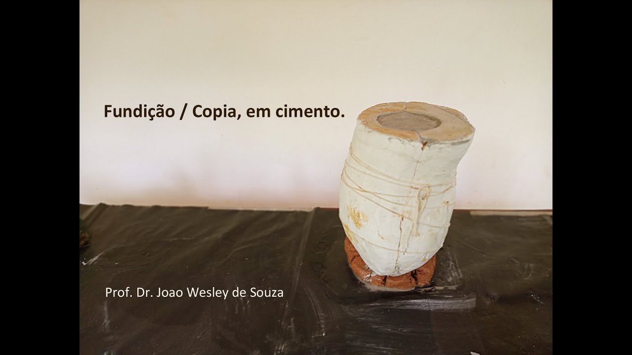 Fundição  - Copia, em cimento.