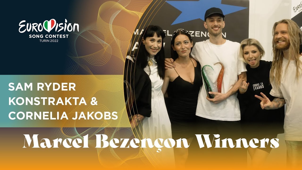 Marcel Bezen&ccedil;on Awards 2022: Winners - Sam Ryder - Cornelia Jakobs - Konstrakta - Eurovision 2022