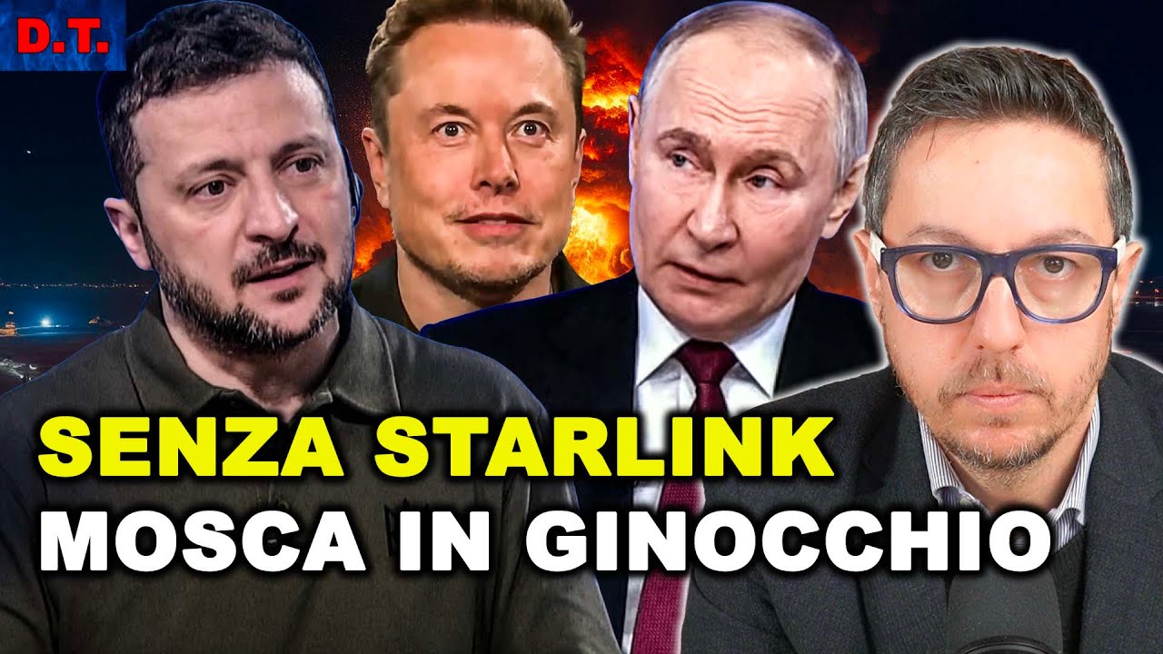 L’ESERCITO RUSSO SAREBBE IN GINOCCHIO PERCHÉ HANNO CHIUSO STARLINK