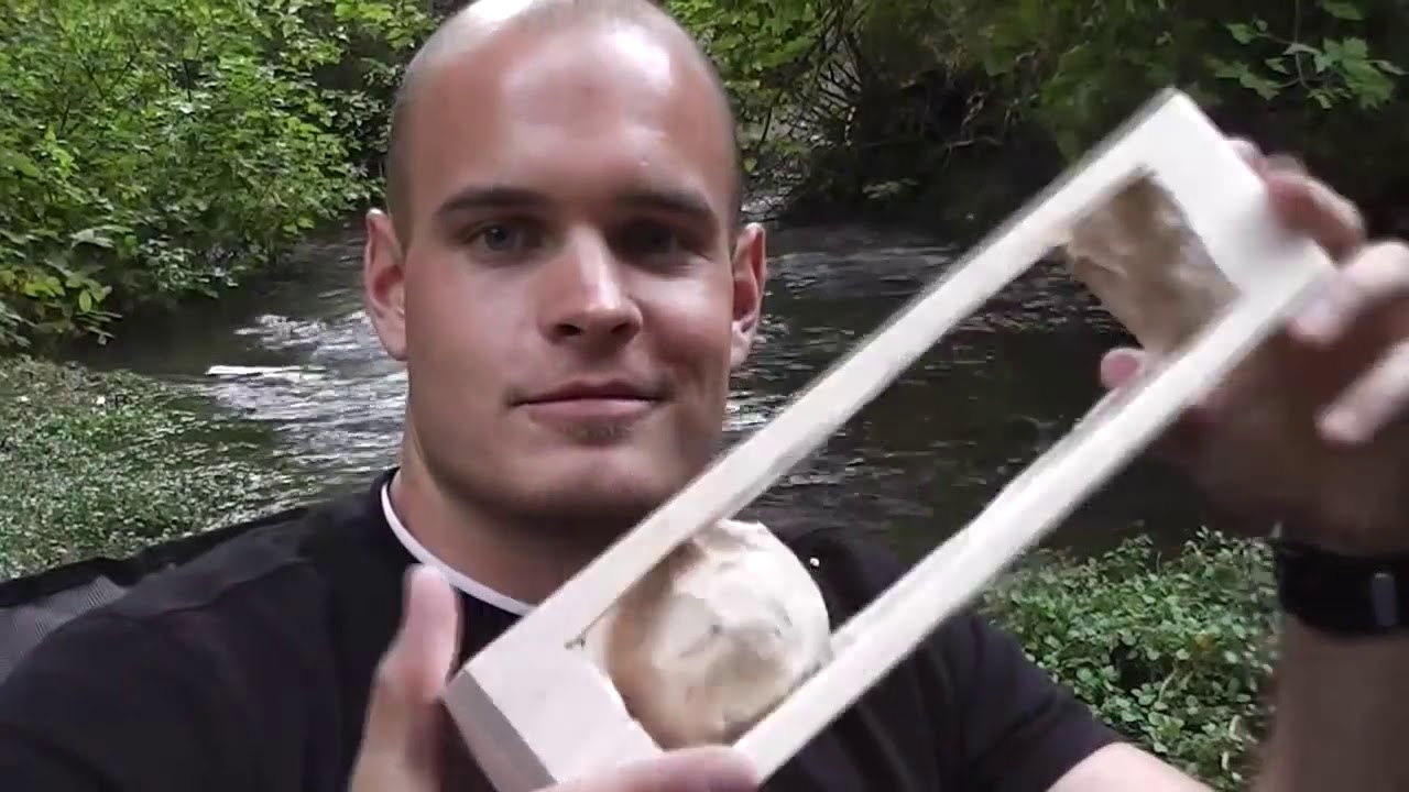 Mystery Golf Ball in a Block of Wood (WoodLogger.com)