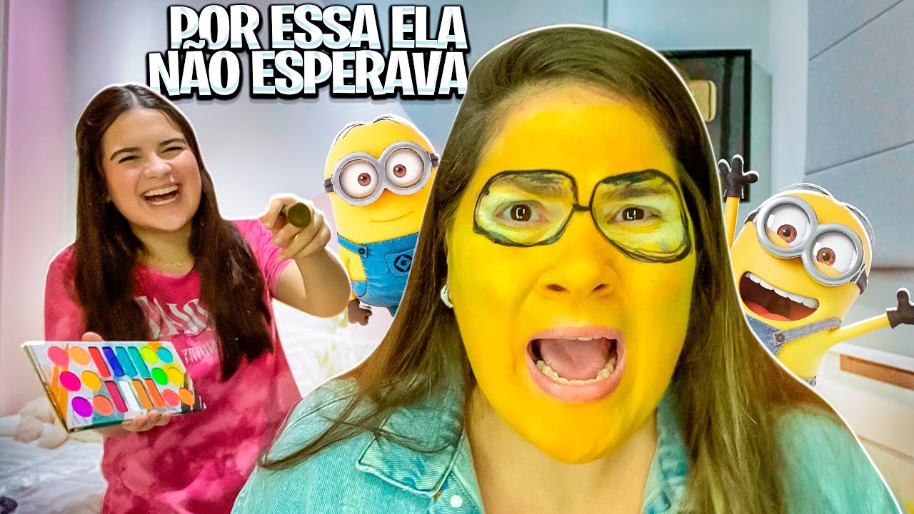 CONTEI PRA ELA QUE IA FAZER UMA MAQUIAGEM TOP!!