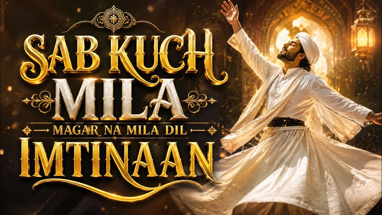 Sab Kuch Mila Magar Na Mila Dil Ko Itminaan | New Sufi Song 2026 | Heart Touching Sufi Kalam