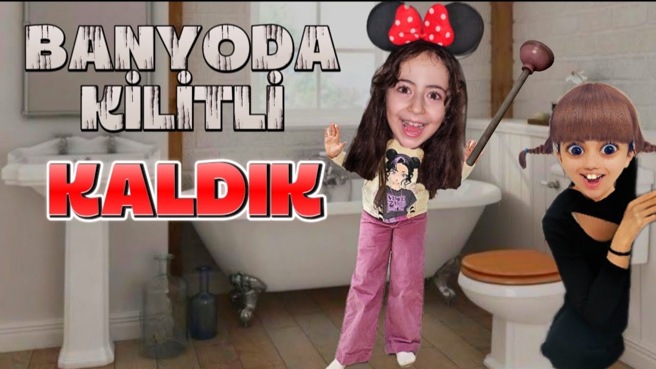 BANYODA KİLİTLİ KALDIK !! ESMA İPUÇLARINI ÇÖZ KURTUL KOMŞU KIZI BİZE TUZAK KURDU ?!