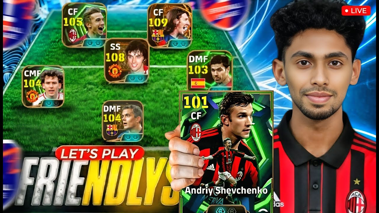 LET'S DO FREINDLY 😎🔥  eFootball LIVE 🛑| Shammu GAMING #efootball