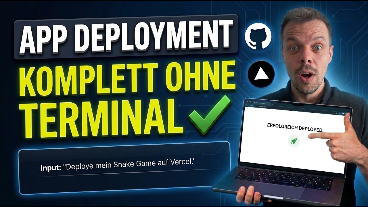Nie wieder Git-Befehle! Deine KI deployed für dich⚡Antigravity MCP Tutorial [ DEUTSCH ] 🔥