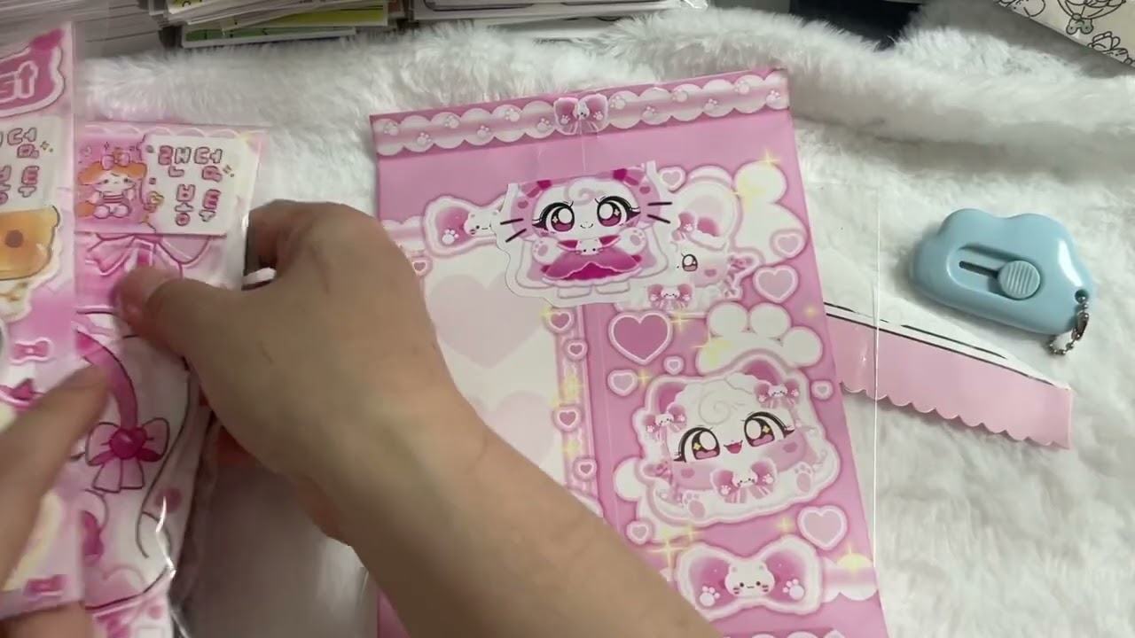 ♡ 포용 브이로그♡ 사탕이네 택배깡