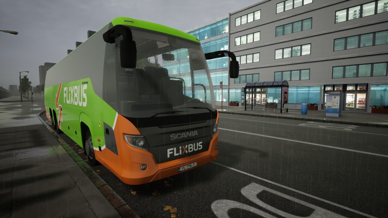 Bremen - Osnabruck | *Rainy Drive* | Scania Touring | Fernbus Coach Sim