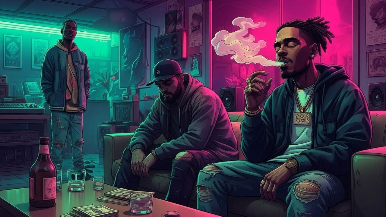 High AF, Stoner Hip Hop 420 Music | Bluesy Rap Chill Vibes