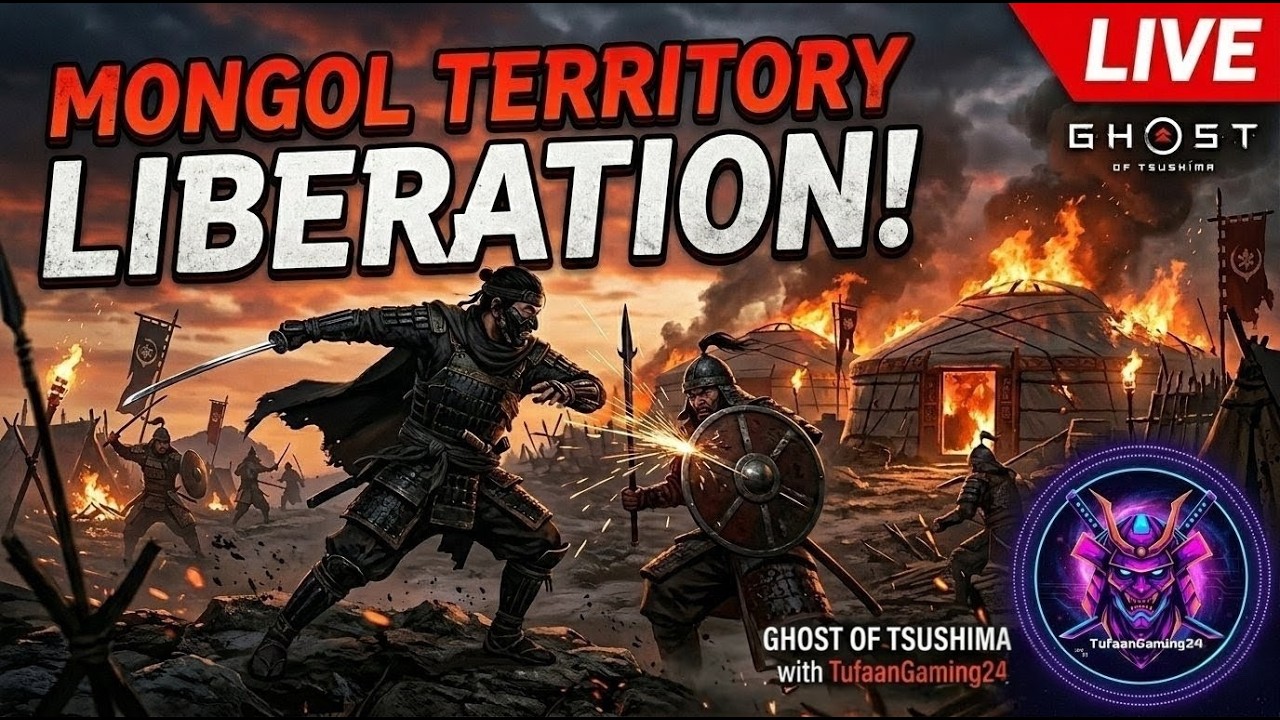 🔴 [LIVE] Part 2 CLEANING UP TSUSHIMA! ⚔️ Liberating Every Mongol Camp! | Ghost of Tsushima